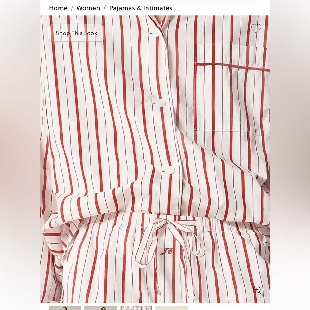 Cotton poplin long sleeve pajama pant set in pepp
Item style: CP547
Size: XL - Picture 3 of 3
